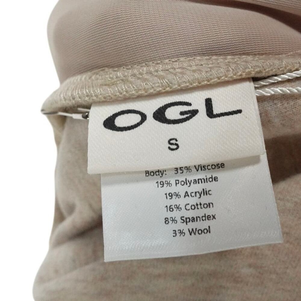 New OGL High Waisted Straight Leg Pull On Pant Heather Morganite Small 1148-7 - Picture 10 of 12